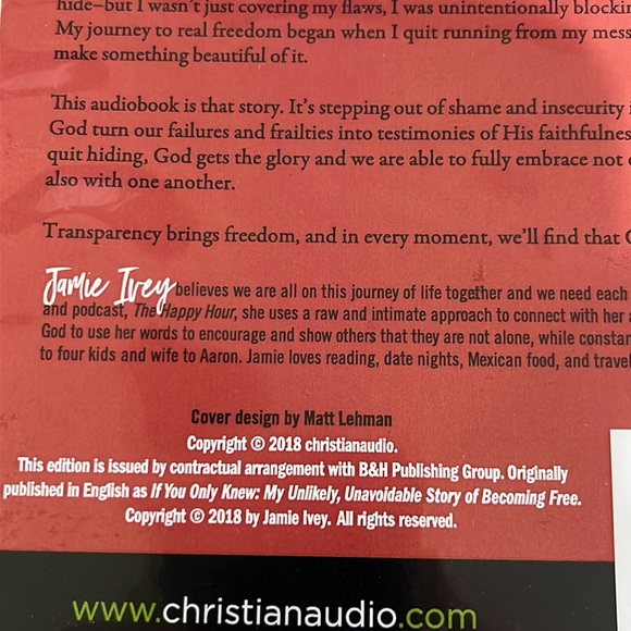 “If You Only Knew” by Jamie Ivy Audio Book on CD - Picture 4 of 6